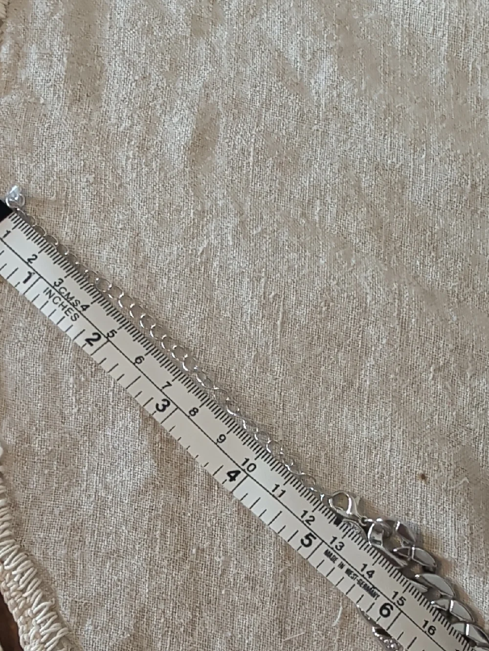 Y2K Rhinestone Cuban Link Necklace Silver Tone Glam Chain Pavé Crystal Detail